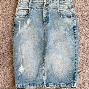 Guess denim skirt